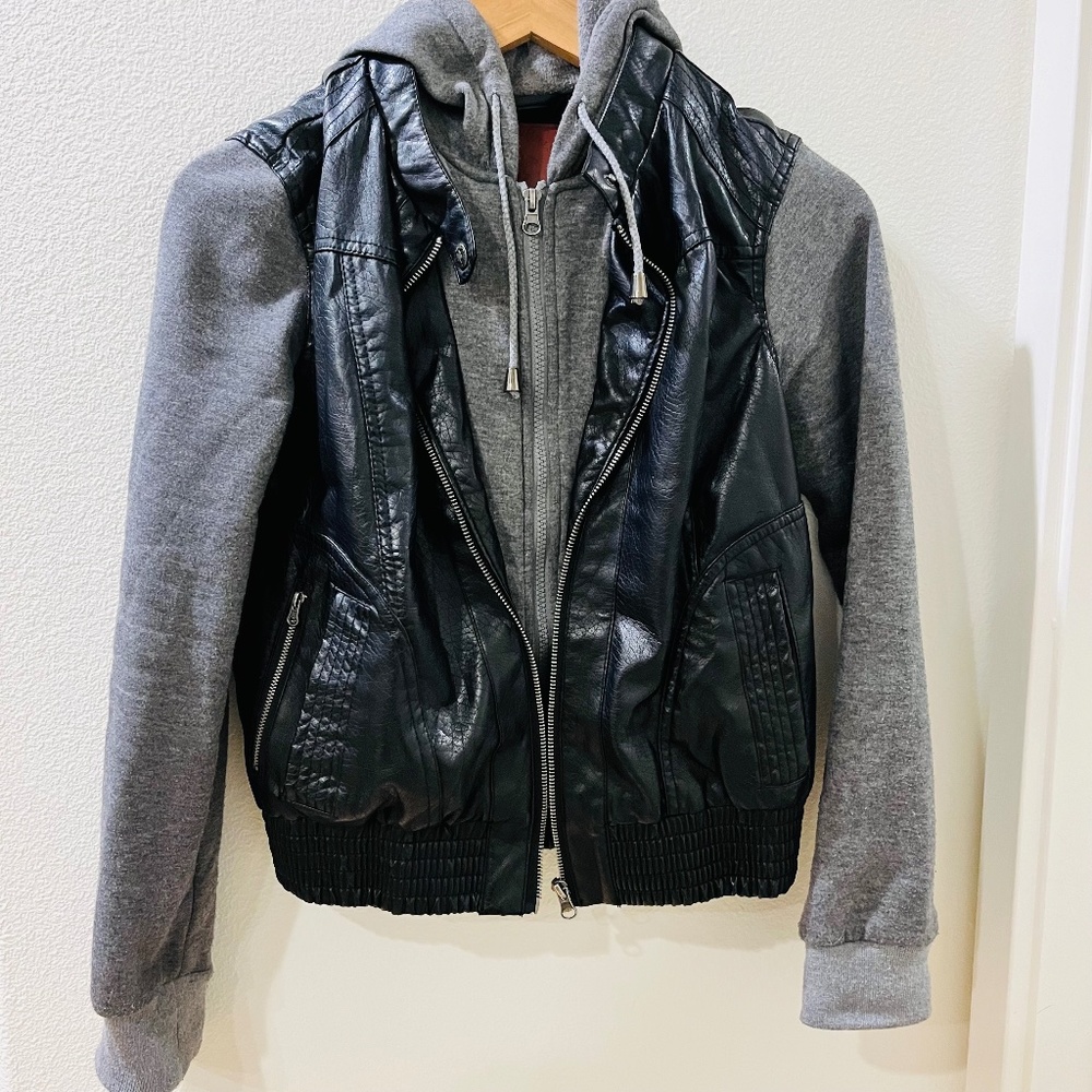 Faux Leather Jacket